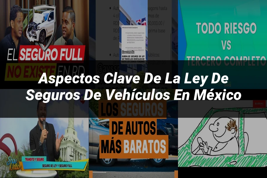 "Aspectos clave de la ley de seguros de vehículos en México"