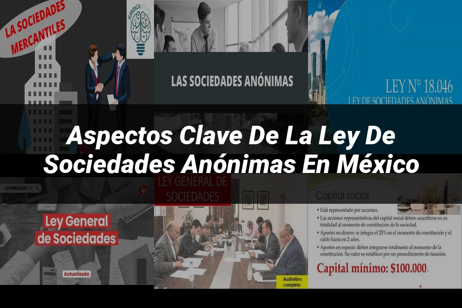 "Aspectos clave de la ley de sociedades anónimas en México"
