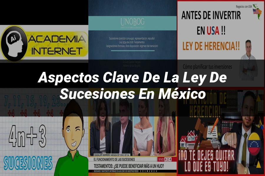 "Aspectos clave de la ley de sucesiones en México"
