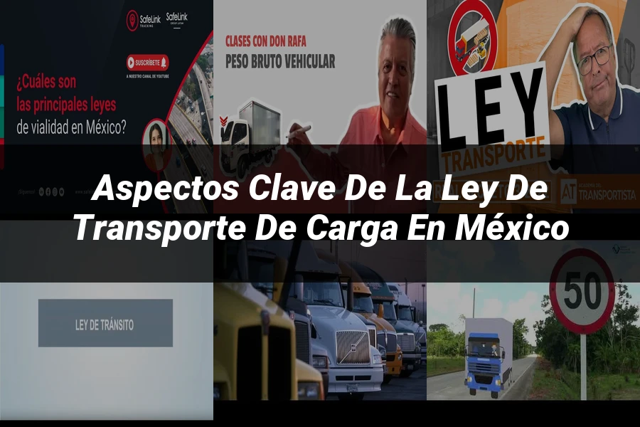 "Aspectos clave de la ley de transporte de carga en México"