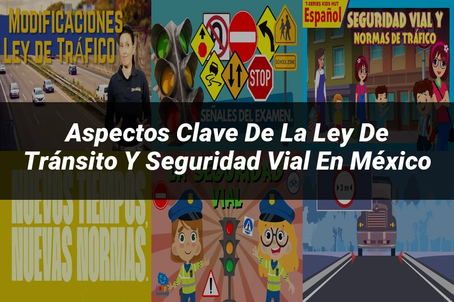 "Aspectos clave de la ley de tránsito y seguridad vial en México"