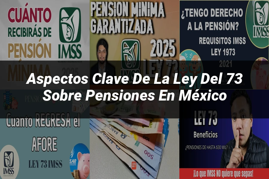 "Aspectos clave de la ley del 73 sobre pensiones en México"
