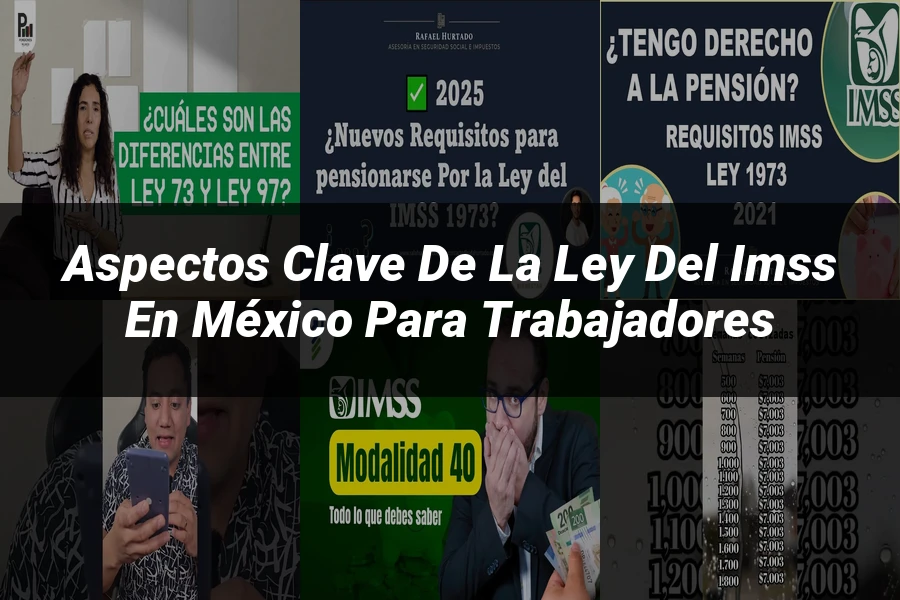 "Aspectos clave de la ley del IMSS en México para trabajadores"