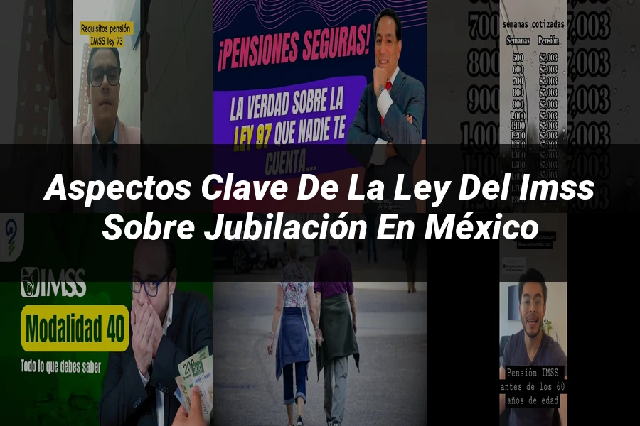 "Aspectos clave de la ley del IMSS sobre jubilación en México"