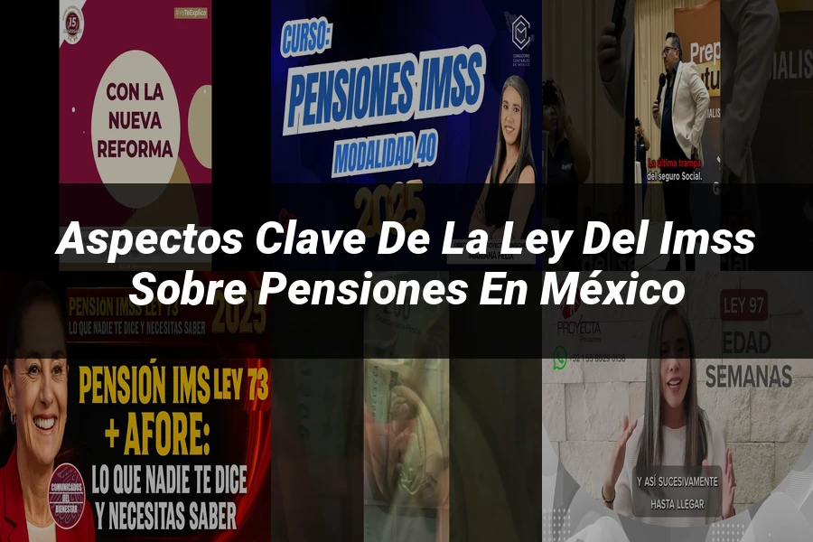 "Aspectos clave de la ley del IMSS sobre pensiones en México"