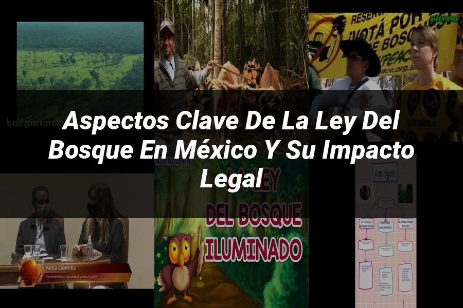 "Aspectos clave de la ley del bosque en México y su impacto legal"