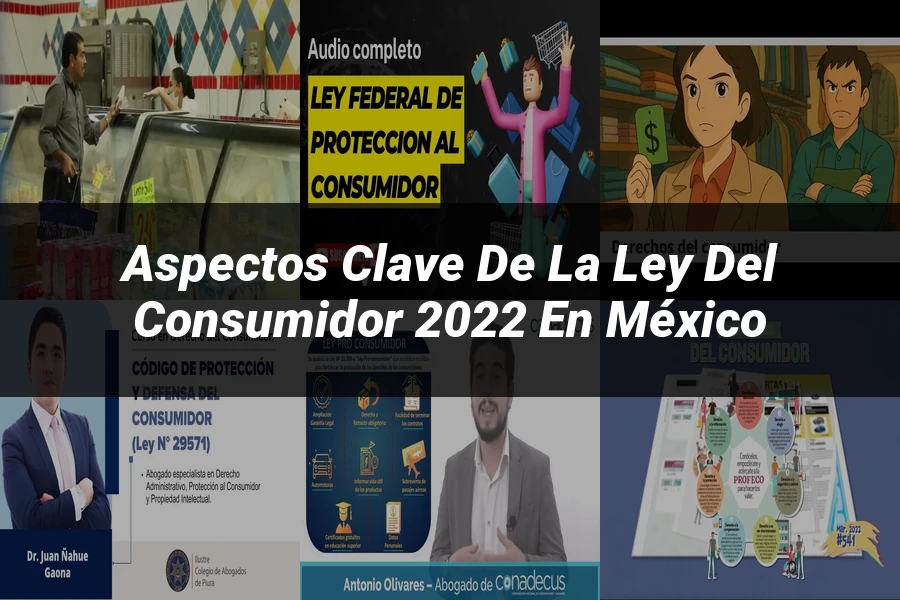 "Aspectos clave de la ley del consumidor 2022 en México"