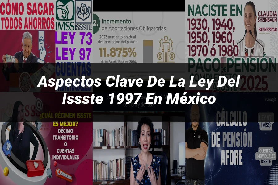 "Aspectos clave de la ley del issste 1997 en México"
