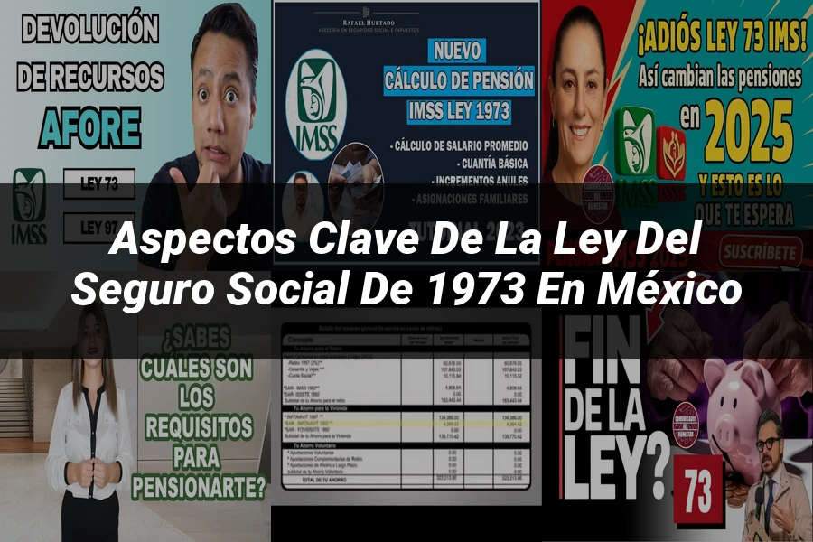 "Aspectos clave de la ley del seguro social de 1973 en México"