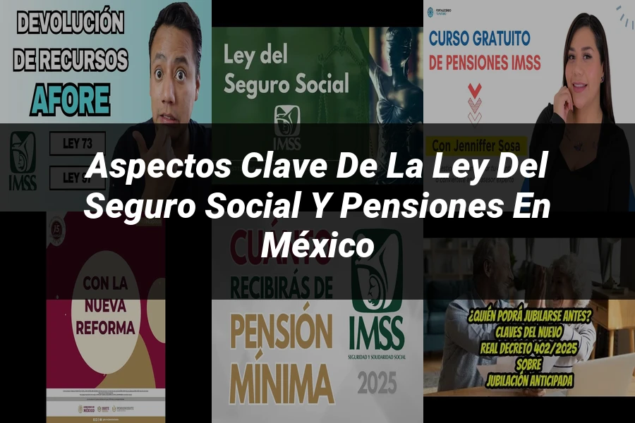 "Aspectos clave de la ley del seguro social y pensiones en México"