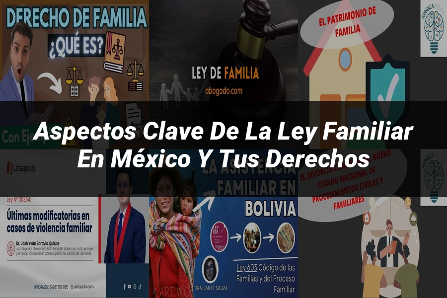 "Aspectos clave de la ley familiar en México y tus derechos"