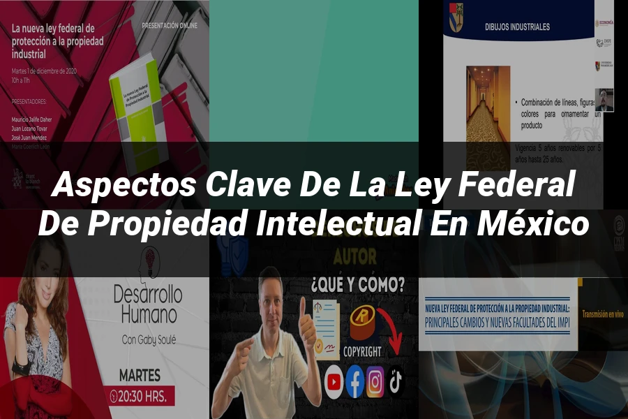 "Aspectos clave de la ley federal de propiedad intelectual en México"