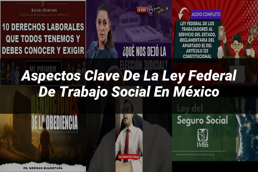 "Aspectos clave de la ley federal de trabajo social en México"