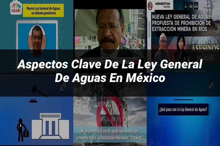 "Aspectos clave de la ley general de aguas en México"