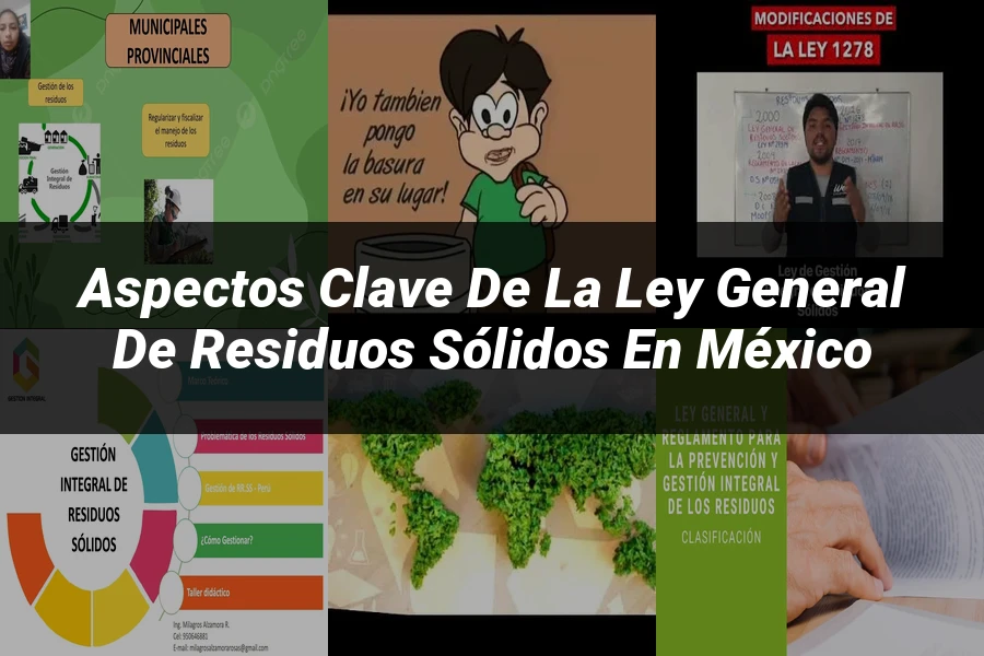 "Aspectos clave de la ley general de residuos sólidos en México"
