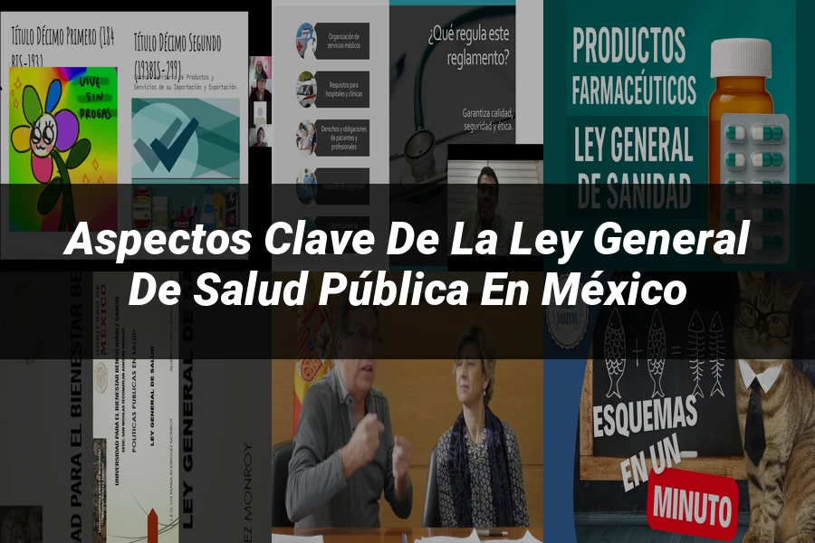 "Aspectos clave de la ley general de salud pública en México"