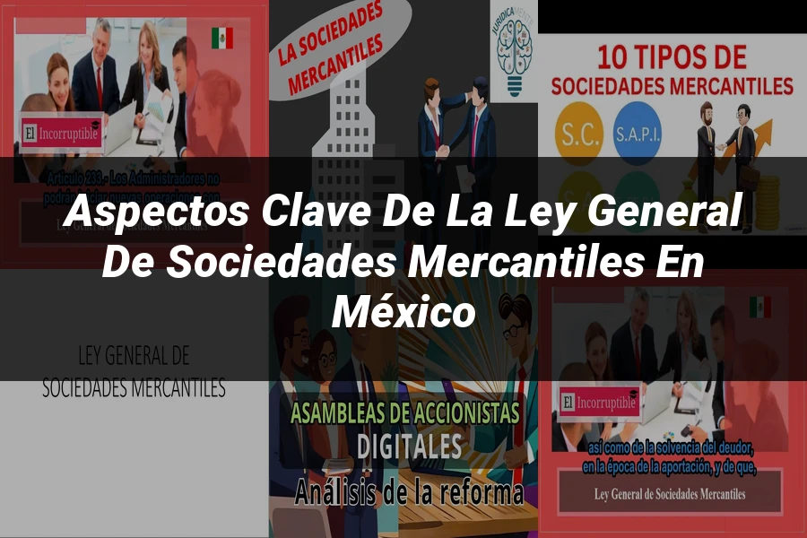 "Aspectos clave de la ley general de sociedades mercantiles en México"