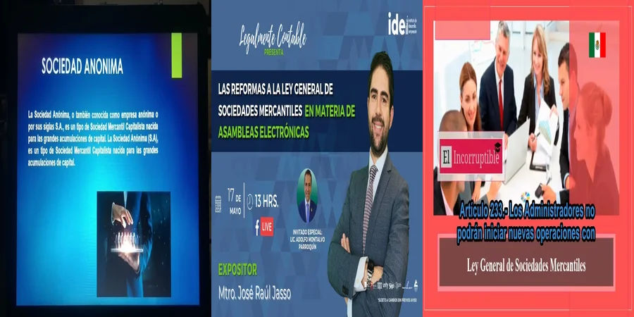 "Aspectos clave de la ley general de sociedades mercantiles en México"