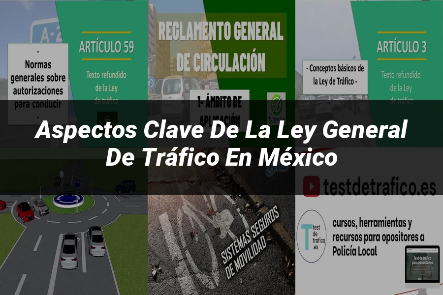 "Aspectos clave de la ley general de tráfico en México"