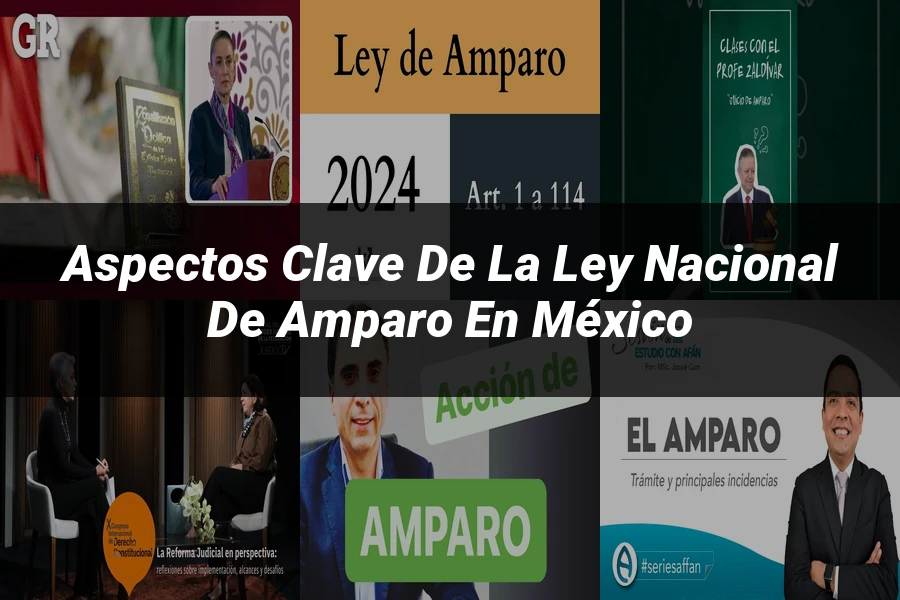 "Aspectos clave de la ley nacional de amparo en México"