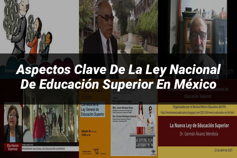 "Aspectos clave de la ley nacional de educación superior en México"