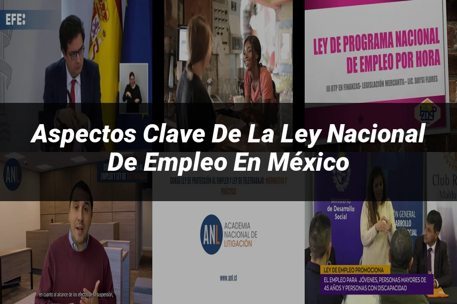 "Aspectos clave de la ley nacional de empleo en México"