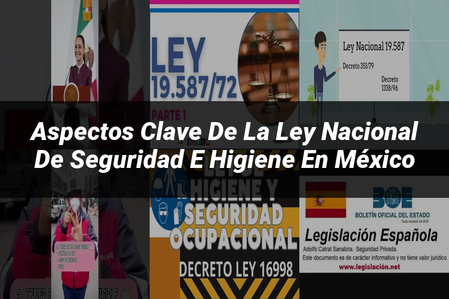 "Aspectos clave de la ley nacional de seguridad e higiene en México"