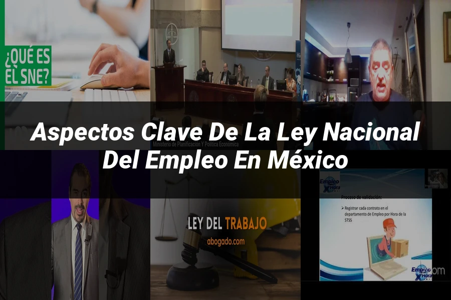 "Aspectos clave de la ley nacional del empleo en México"