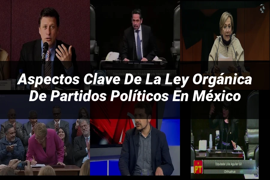 "Aspectos clave de la ley orgánica de partidos políticos en México"