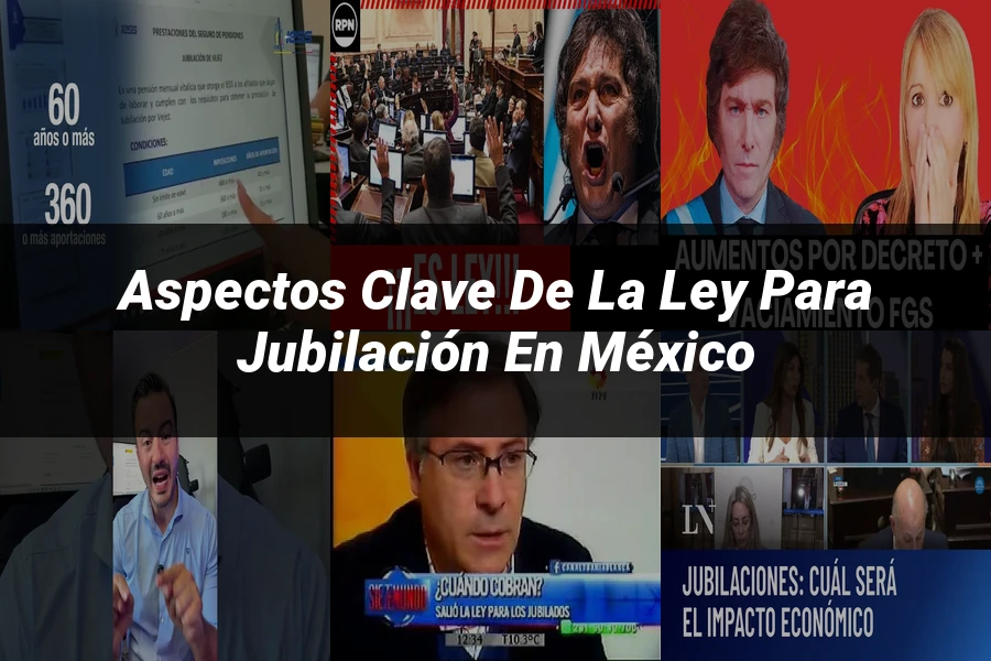 "Aspectos clave de la ley para jubilación en México"