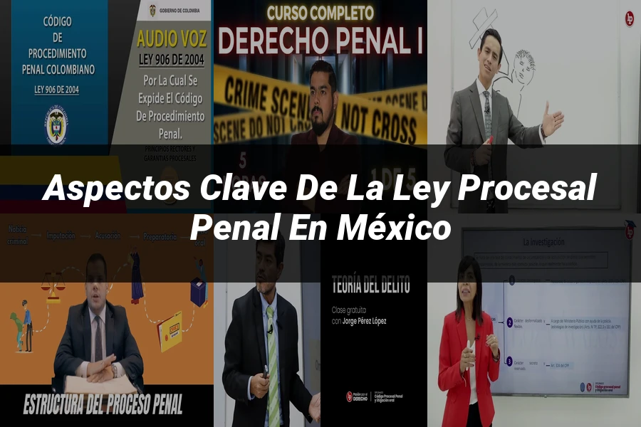 "Aspectos clave de la ley procesal penal en México"