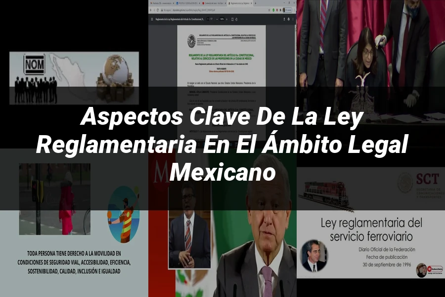 "Aspectos clave de la ley reglamentaria en el ámbito legal mexicano"