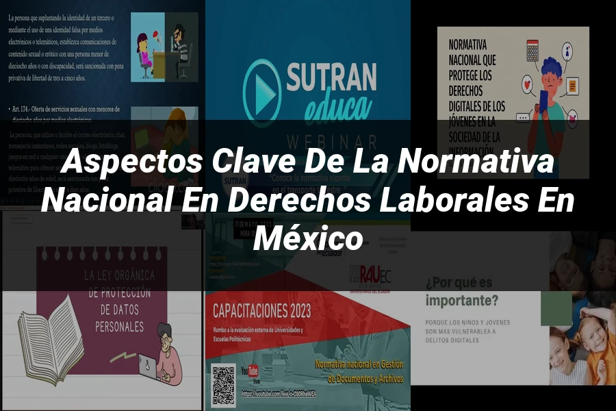 "Aspectos clave de la normativa nacional en derechos laborales en México"