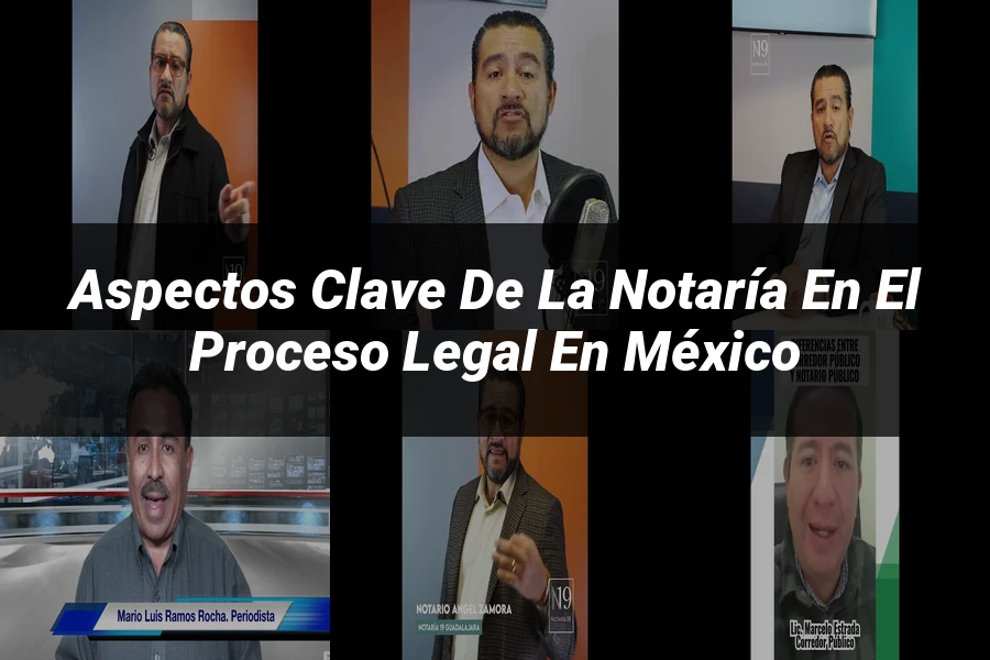 "Aspectos clave de la notaría en el proceso legal en México"