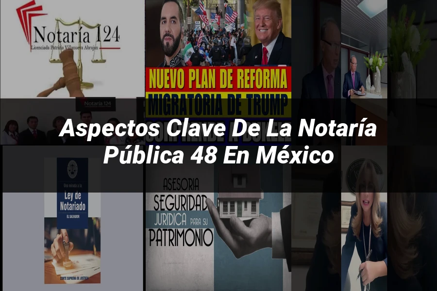 "Aspectos clave de la notaría pública 48 en México"