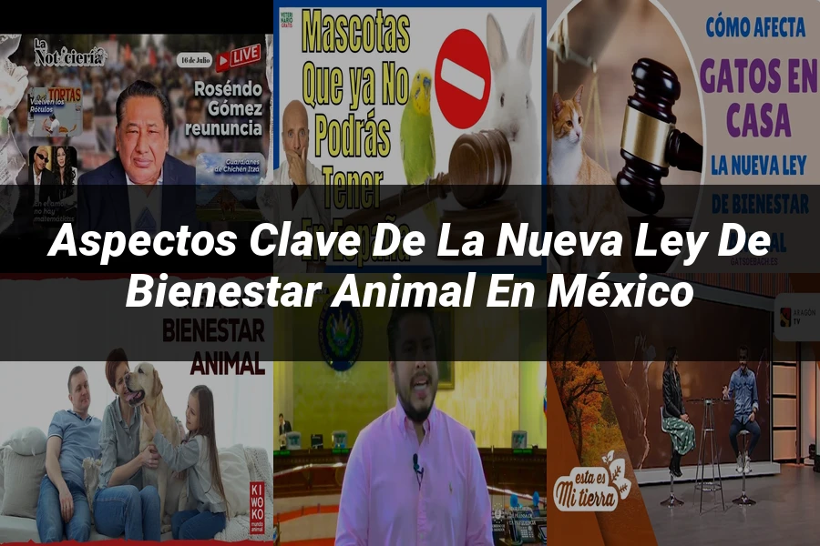 "Aspectos clave de la nueva ley de bienestar animal en México"