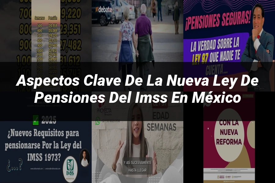 "Aspectos clave de la nueva ley de pensiones del IMSS en México"