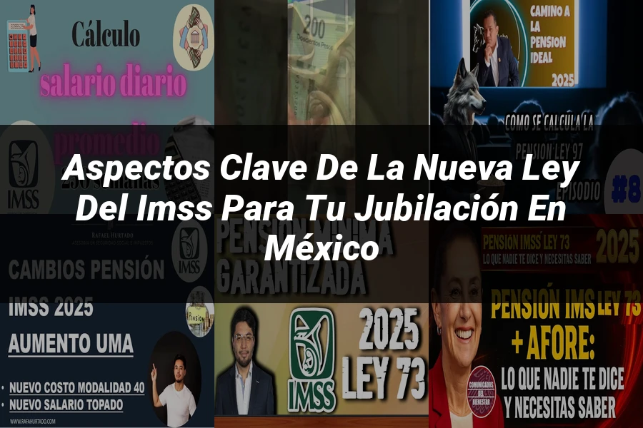 "Aspectos clave de la nueva ley del IMSS para tu jubilación en México"