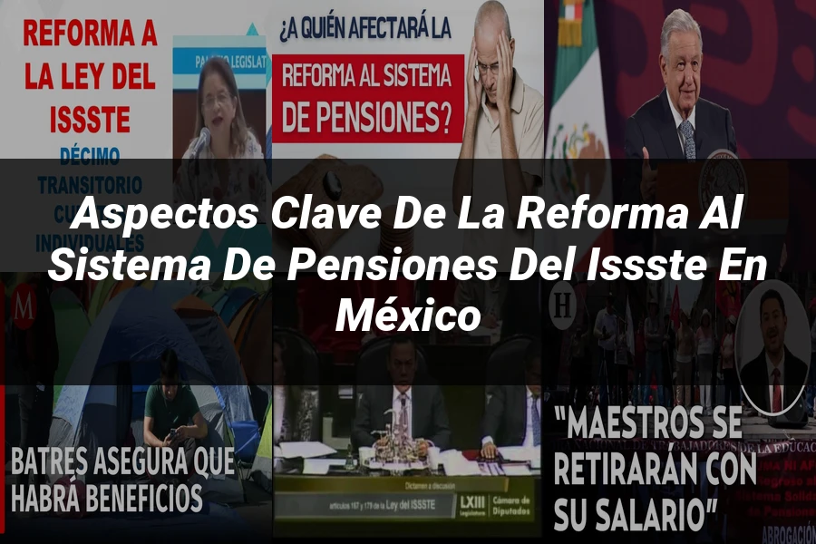 "Aspectos clave de la reforma al sistema de pensiones del issste en México"