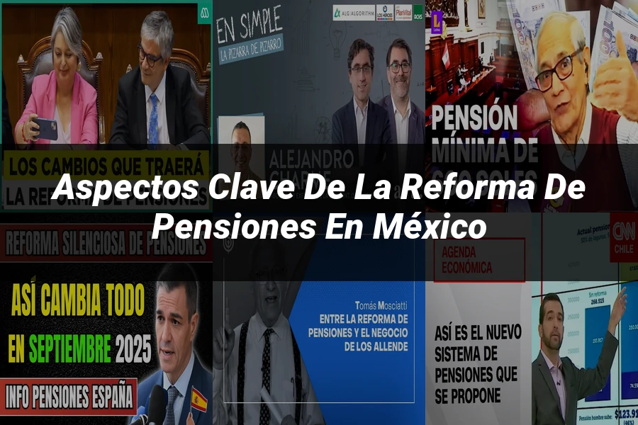 "Aspectos clave de la reforma de pensiones en México"