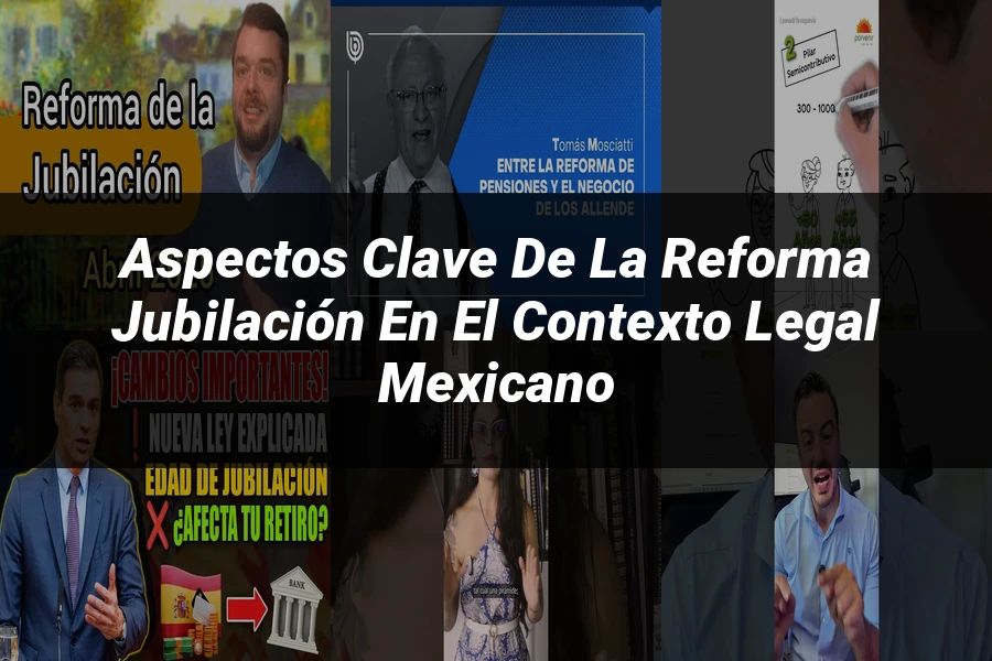 "Aspectos clave de la reforma jubilación en el contexto legal mexicano"