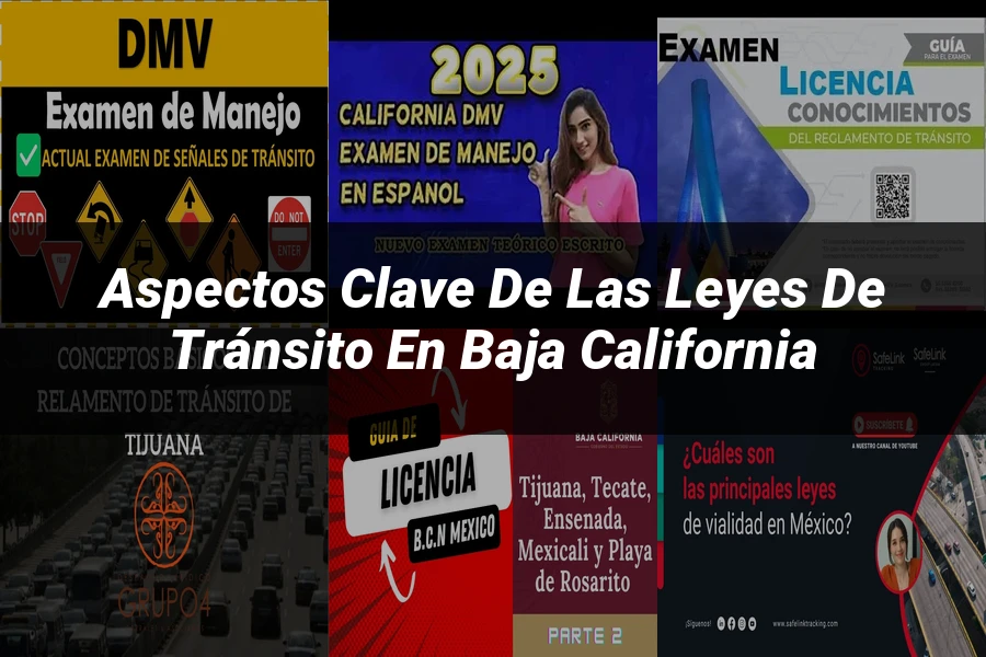 "Aspectos clave de las leyes de tránsito en Baja California"