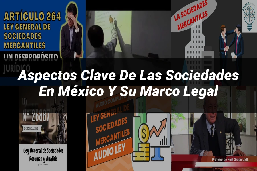 "Aspectos clave de las sociedades en México y su marco legal"