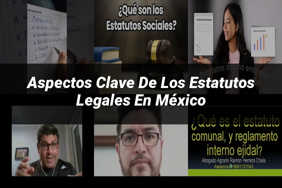 "Aspectos clave de los estatutos legales en México"