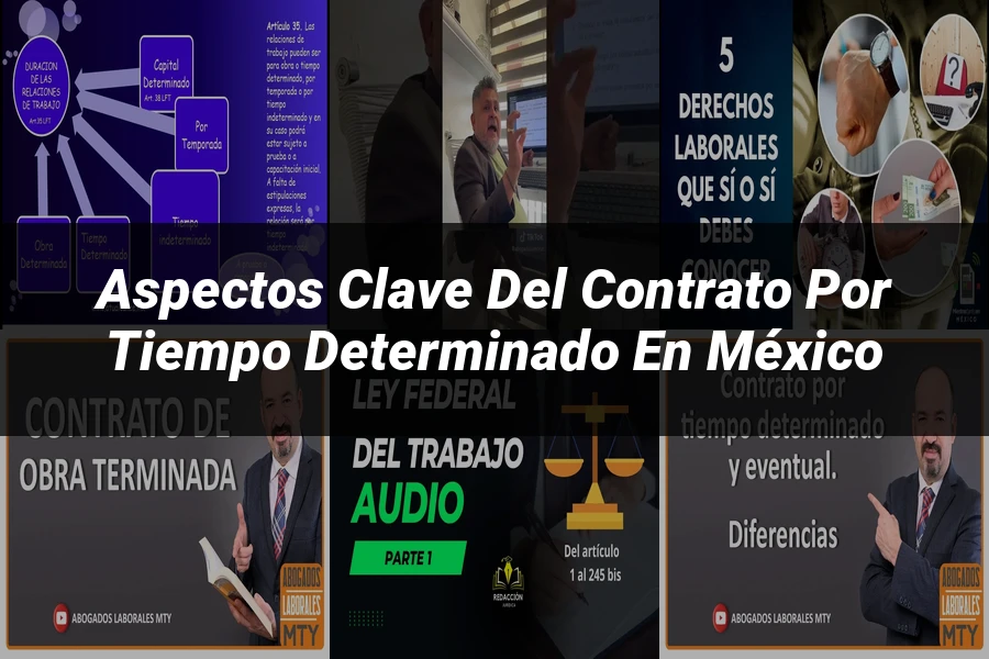"Aspectos clave del contrato por tiempo determinado en México"