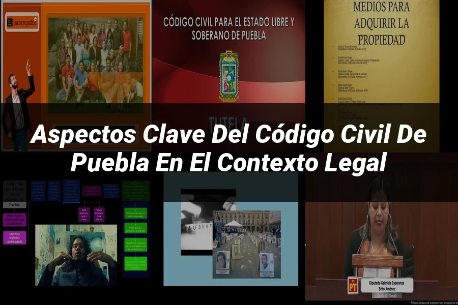 "Aspectos clave del código civil de Puebla en el contexto legal"