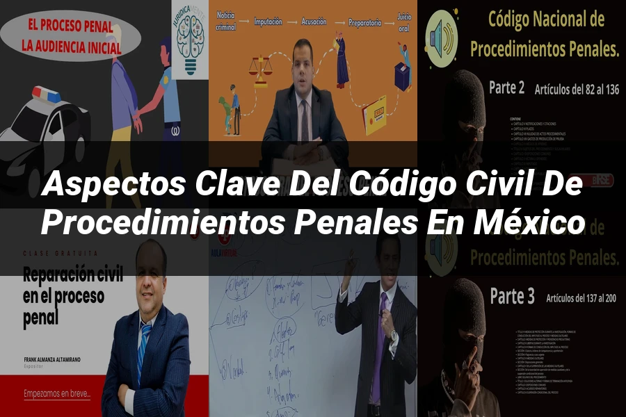 "Aspectos clave del código civil de procedimientos penales en México"