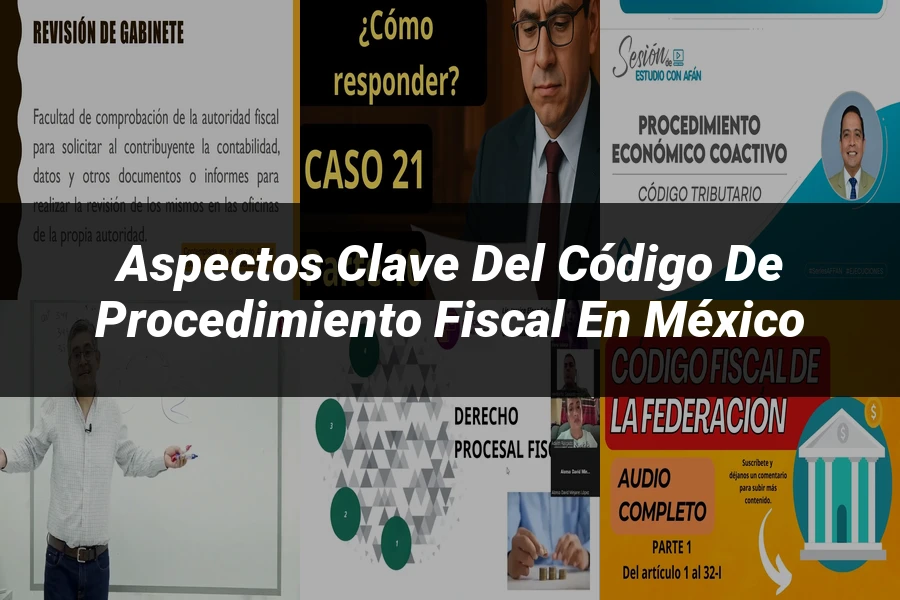 "Aspectos clave del código de procedimiento fiscal en México"