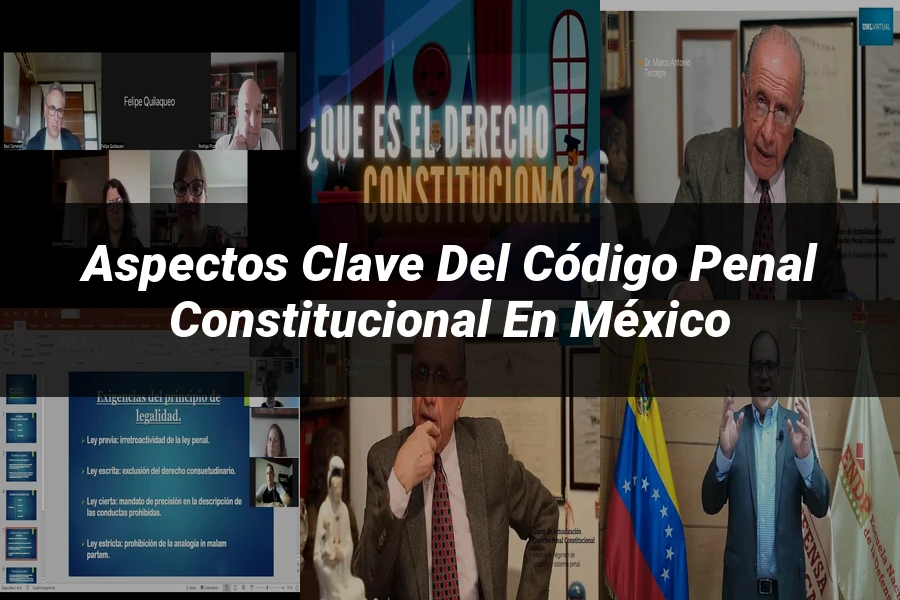 "Aspectos clave del código penal constitucional en México"