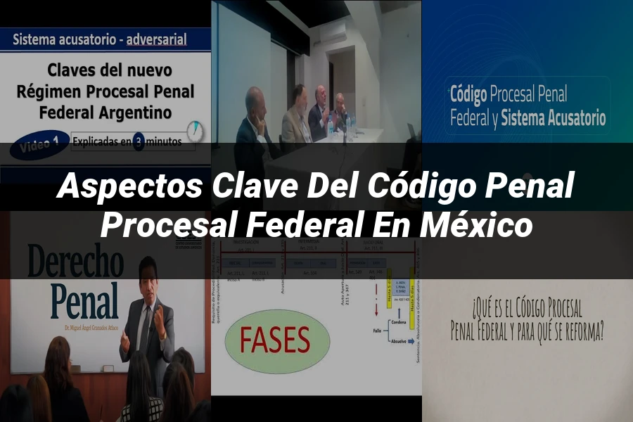 "Aspectos clave del código penal procesal federal en México"